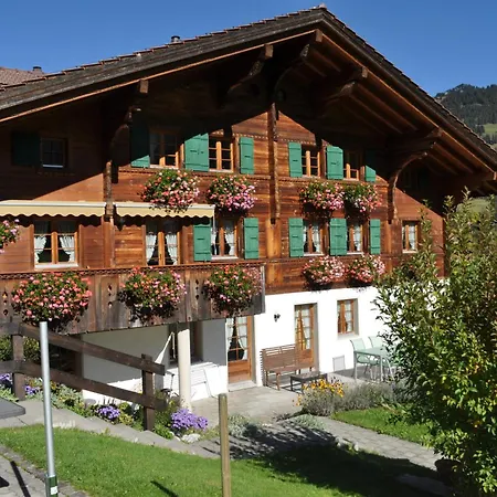 Alpenchalet Spiher Ferienwohnung-Studio Und Ein Weiteres Schlafzimmer Апартаменты Гштад