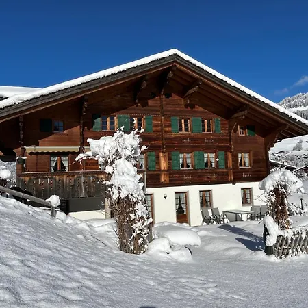 Apartmán Alpenchalet Spiher Ferienwohnung-Studio Und Ein Weiteres Schlafzimmer Gstaad